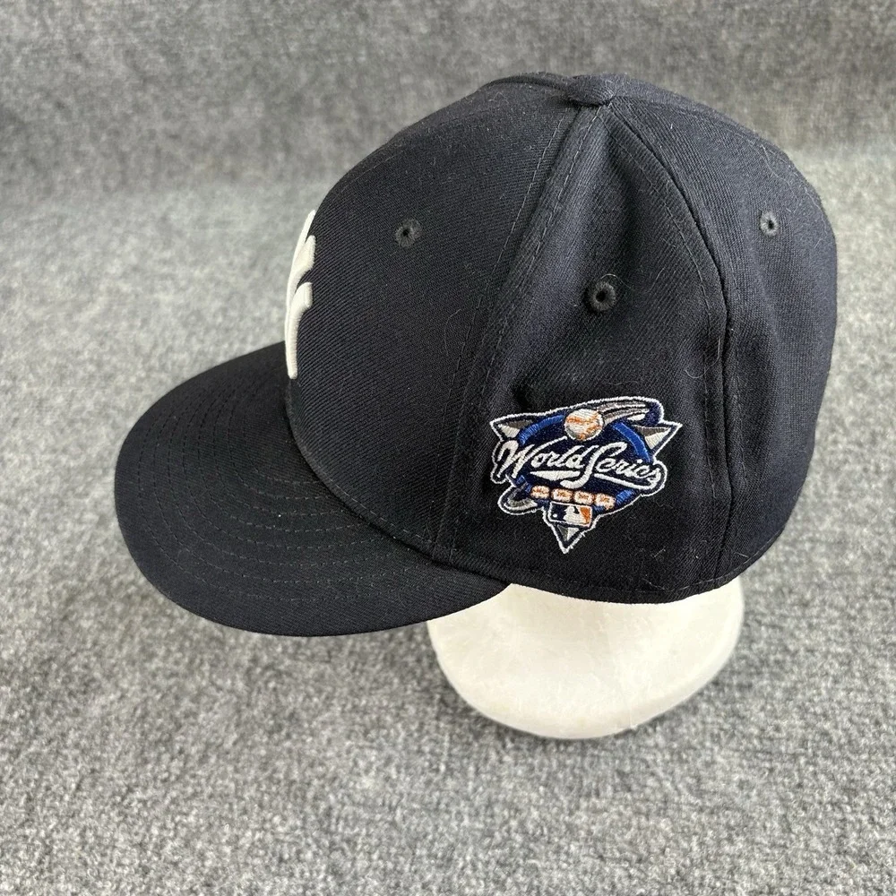 New York Yankees 2000 7  3/8  World Series New Era 59FIFTY Fitted Hat MLB Navy